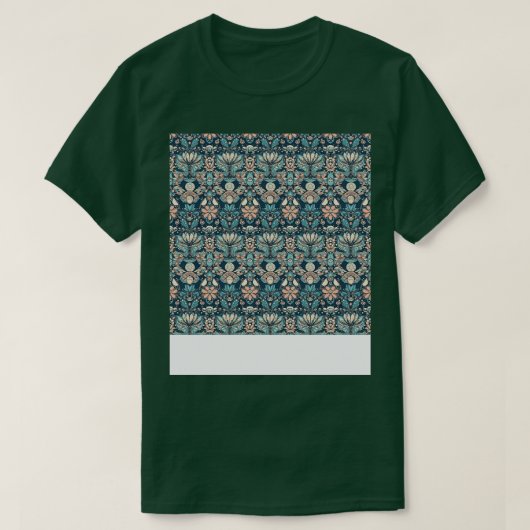 Boho Seamless Pattern Bohemische Hippie Sinti und T-Shirt (Design vorne)