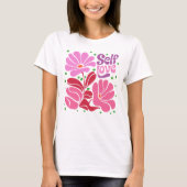 Boho Self-Liebe-Blume T-Shirt (Vorderseite)