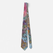 Boho Shabby Chic Blumengarten Krawatte (Vorderseite)