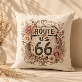 Boho Shabby Chic Mother Road Akzent Kissen