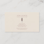 Boho Shamanic Healing Individuelle Name Visitenkarte (Rückseite)