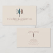 Boho Shamanic Healing Individuelle Name Visitenkarte (Vorne/Hinten)