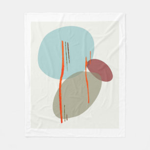 Boho Shapes Fleecedecke