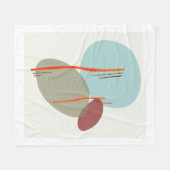 Boho Shapes Fleecedecke (Vorderseite (Horizontal))