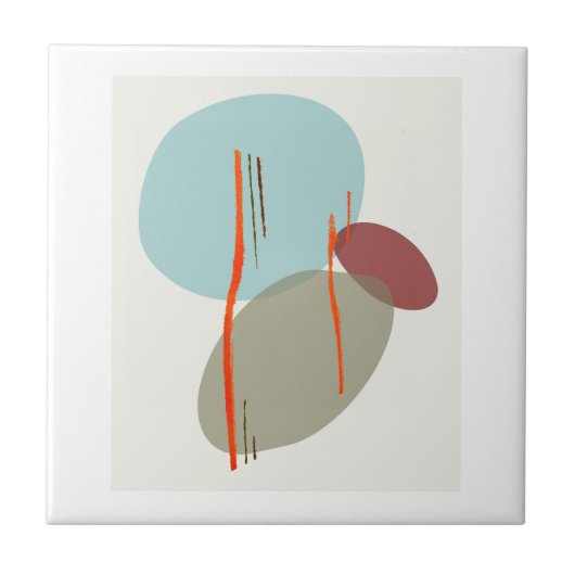 Boho Shapes Fliese (Vorderseite)