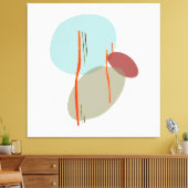 Boho Shapes Leinwanddruck (Insitu (Wohnzimmer))