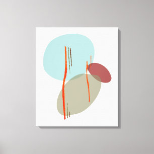 Boho Shapes Leinwanddruck