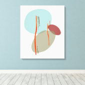 Boho Shapes Leinwanddruck (Insitu (Holzboden))