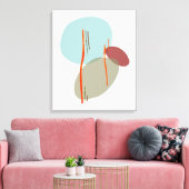 Boho Shapes Leinwanddruck (Insitu (Wohnzimmer))