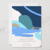 Boho Shapes Moderne Foto School Grad Ankündigung (Rückseite)