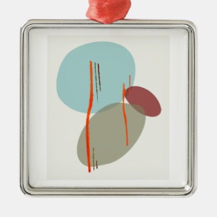 Boho Shapes Ornament Aus Metall