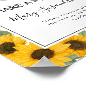 Boho Share a Memory-Card-Zeichen Poster (Ecke)