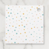 Boho Shark Baby Shower Geschenkanhänger (Rückseite)