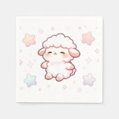 Boho Sheep Baby Dusche Serviette (Vorderseite)