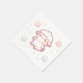 Boho Sheep Baby Dusche Serviette (Ecke)