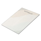Boho Shopping List Notepad Notizblock (angewinkelt)