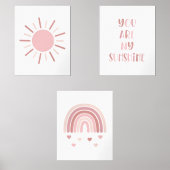 Boho Sie sind mein Sonnenbrunnen Bilderwand Sets (Vorderseite)