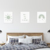 Boho Sie sind mein Sonnenbrunnen Bilderwand Sets (Schlafzimmer)