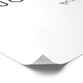 Boho Sie sind verlobt Verlobungsparty Poster (Ecke)