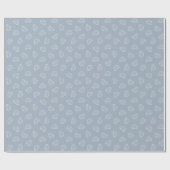 Boho Simple Autos Fahrzeug Modern Süßer Junge Blau Geschenkpapier (Flach)