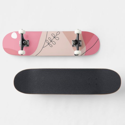 Boho Simple Shapes Skateboard (Horizontal)