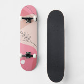 Boho Simple Shapes Skateboard (Vorderseite)
