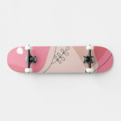 Boho Simple Shapes Skateboard (Horizontal)