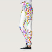 Boho Simple Wildblume Leggings (Links)