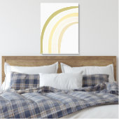 Boho Single Rainbow Wall Art Décor Leinwand (Insitu (Schlafzimmer))