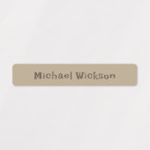 Boho Skinny Adhey wasserdicht Etiketten (Design 1)