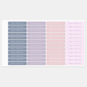 Boho Skinny wasserdichte, klebrige Kid's Labels Etiketten (Blatt)