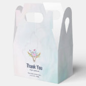 Boho Skull mit Schmetterlingen und Blume Vielen Da Geschenkschachtel (Geöffnet)