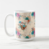 Boho Skull Serie Design 3 Kaffeetasse (Links)