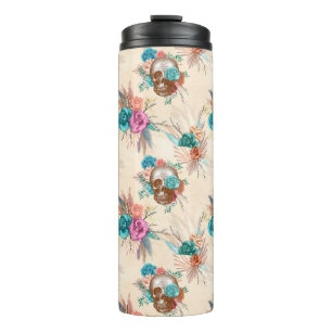 Boho Skull Serie Design 3 Thermosbecher
