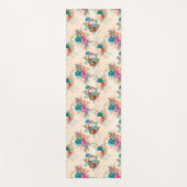 Boho Skull Serie Design 3 Yogamatte (Vorderseite)