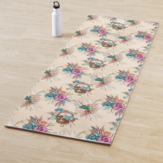 Boho Skull Serie Design 3 Yogamatte (Beispiel)