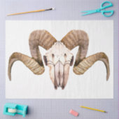 Boho Skull und Blume Serie Design 2 Seidenpapier (Basteln)