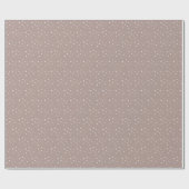 Boho Snow Pattern Dusty Pink Holiday Geschenkpapier (Flach)