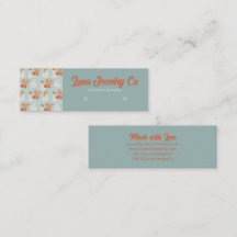 Boho Snowmen Jewelier Business Card