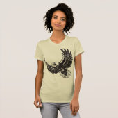 Boho Soaring Eagle Künstlerisches Frauen T-Shirt (Vorne ganz)