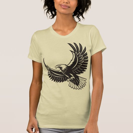 Boho Soaring Eagle Künstlerisches Frauen T-Shirt (Vorderseite)