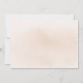 Boho Soft Blume Pampas Grass Engagement Party Einladung (Rückseite)