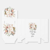 Boho Soft farbige Rose/weiße Blume Geschenkschachtel (Ungefaltet)