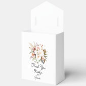 Boho Soft farbige Rose/weiße Blume Geschenkschachtel (Offen)