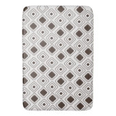 Boho Soft Neutral Tribal Geometric Aztec Muster Badematte (Vorderseite Vertikal)