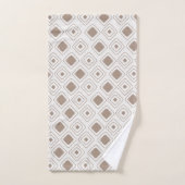 Boho Soft Neutral Tribal Geometric Aztec Muster Badhandtuch Set (Handtuch)