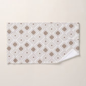 Boho Soft Neutral Tribal Geometric Aztec Muster Badhandtuch Set (Handtuch)