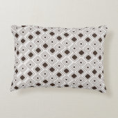 Boho Soft Neutral Tribal Geometric Aztec Muster Dekokissen (Rückseite)