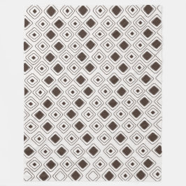 Boho Soft Neutral Tribal Geometric Aztec Muster Fleecedecke