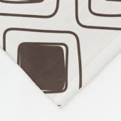 Boho Soft Neutral Tribal Geometric Aztec Muster Fleecedecke (Ecke)